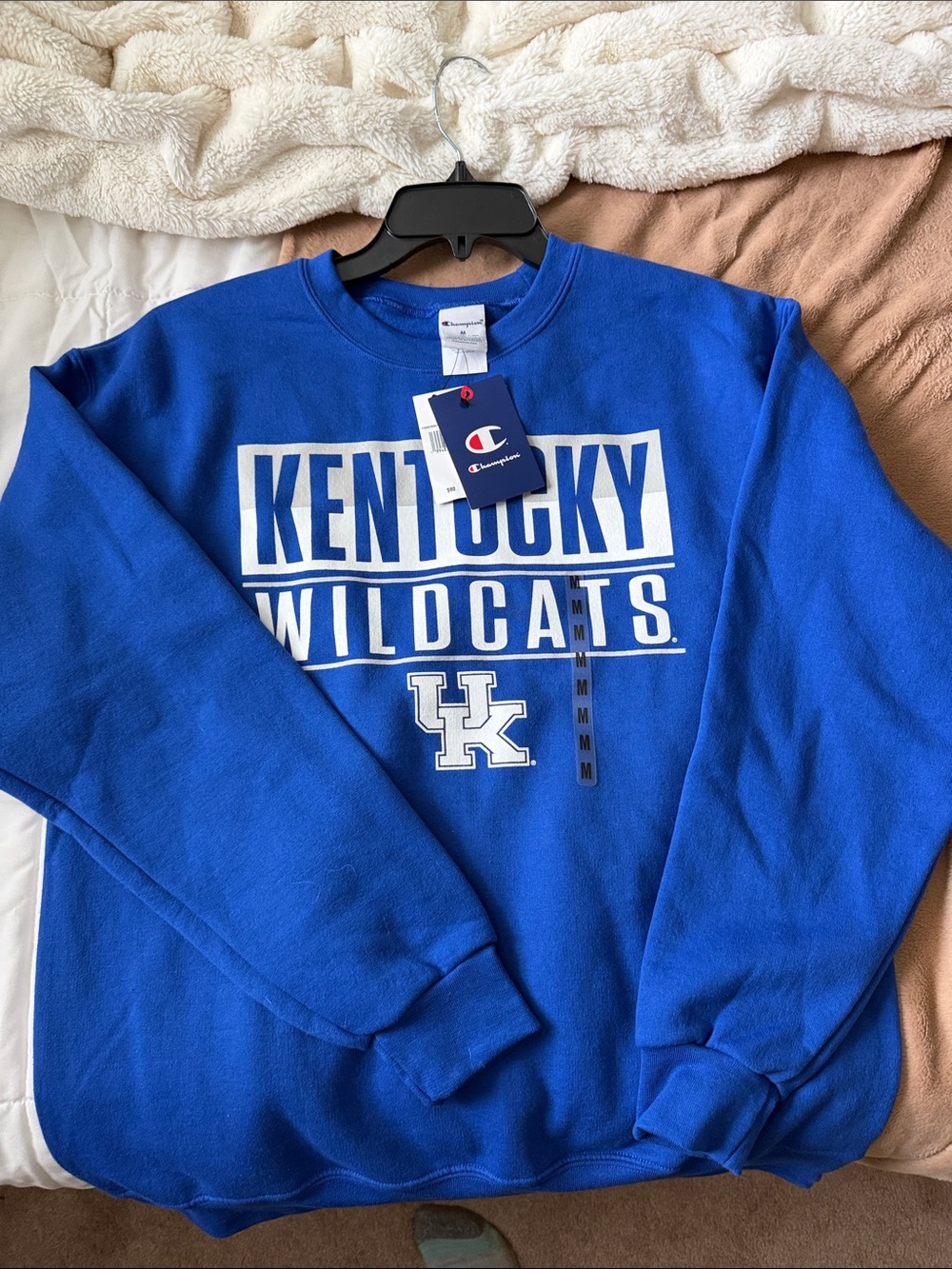 Champion Royal Blue Kentucky Wildcats Crewneck Sweatshirt